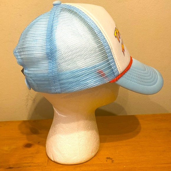 Blue Netflix Stranger Things Adjustable Snap Back Trucker Style Thinking Cap Hat - Picture 4 of 13